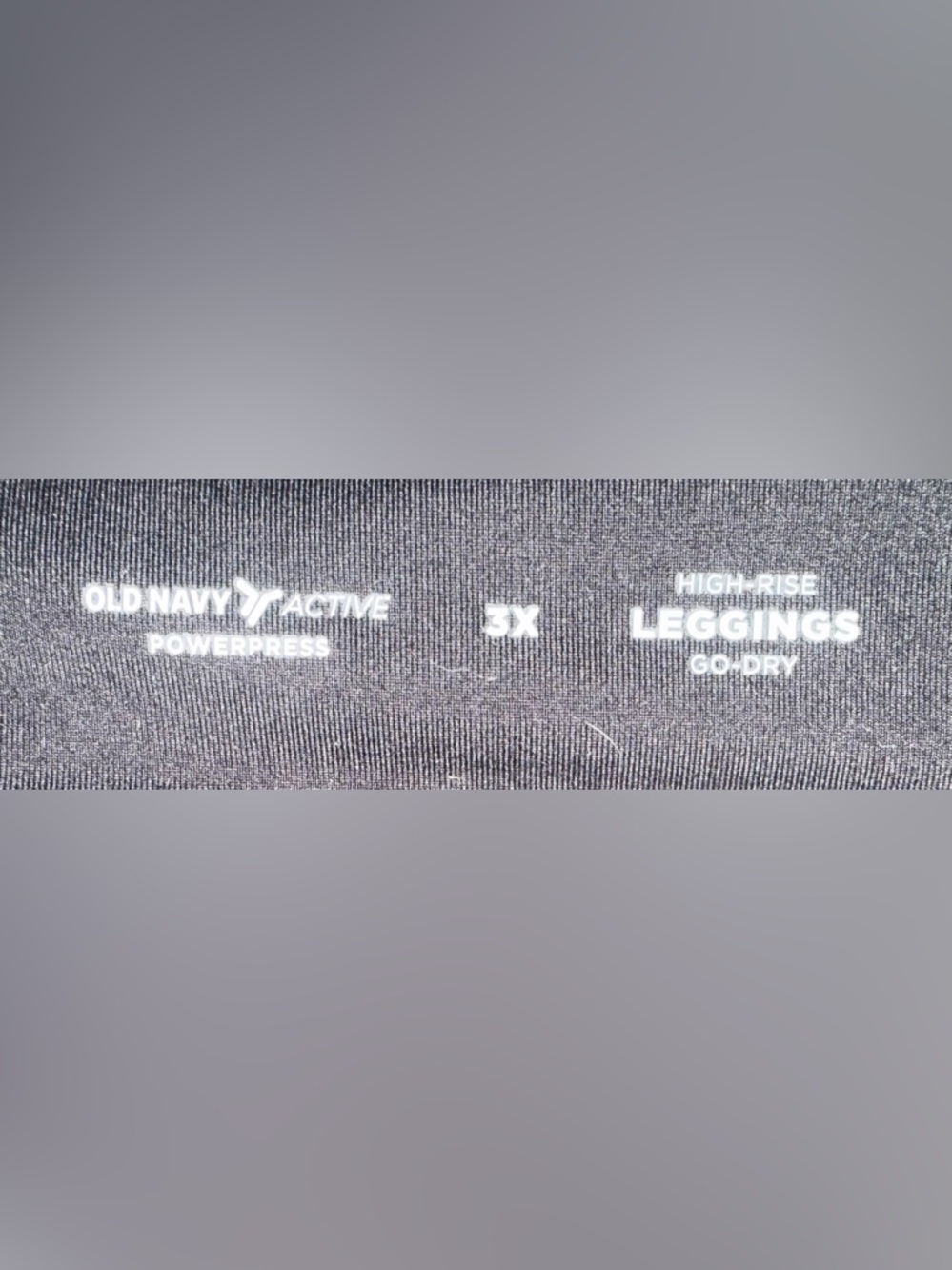 2 pack Old Navy Active Women's Black High-Waist Leggings SZ 3X - Picture 3 of 3